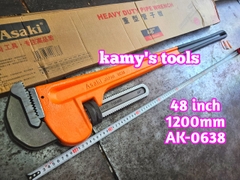 Mỏ lết răng 48 inch dài 1200mm Asaki AK-0638 mở miệng khoảng 110mm-120mm