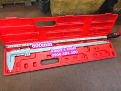 Thước kẹp cơ khí 600mm 0.02mm mỏ cặp dài, thước cặp