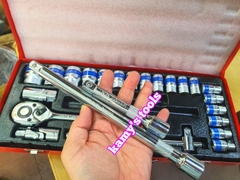 Bộ tuýp đầu khẩu 24 chi tiết 1/2 inch lục giác 8-32mm Tifone