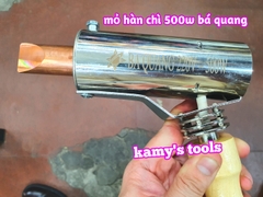 Mỏ hàn chì điện cán gỗ Bá Quang 500w