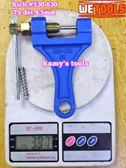 Dụng cụ cắt đột cảo tháo mắt xích sên xe phân khối lớn và xích tải công nghiệp 530-630 Wetools WT-HY-1074
