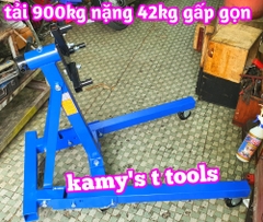Giá đỡ treo tháo lắp máy động cơ 2000lbs 900kg xoay 360 độ gấp gọn được nặng 42kg không bao bì