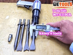 Máy đục hơi bê tông khí nén 7 chi tiết 190mm Wetools WT-03190A