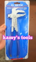 Kìm đầu búa tháo đóng chì cân mâm bánh xe model 9BK11 Kingtony, kềm đầu búa