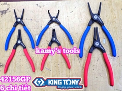Bộ kìm mở phe trong ngoài 6 chi tiết 7 inch và 10 inch Kingtony 42156GP
