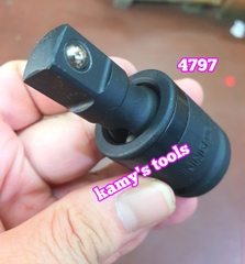 Đầu lắc léo đen có bi 1/2 inch Kingtony model 4797 dài 65mm