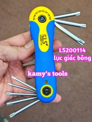 Bộ lục giác và bộ lục giác sao hoa thị xếp gọn bỏ túi 8 cây LS+ LS200113 và LS200114