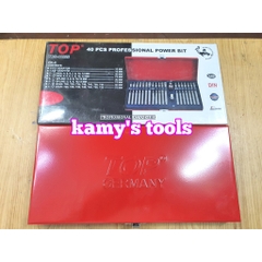 Bộ Đầu Lục Giác TOP 40 Chi Tiết Chính Hãng Taiwan model TBS-11026, Bộ Mũi Vít Lục giác Sao Mở Mẹc