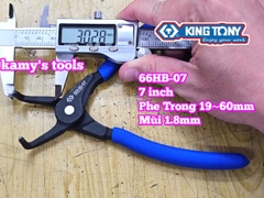 Kìm mở phe Cong trong ngoài 7 inch Kingtony 66HB-07 66SB-07 mở phe 19-60mm