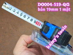 Thước cuộn 5m bản 19mm C-Mart model DO004-519-QG bọc nhựa chống va đập, thước kéo 5 mét