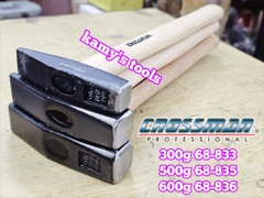 Búa đầu vuông dẹp cán gỗ Crossman 300g 500g 600g model 68-833 68-835 68-836