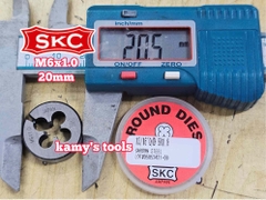 Bàn ren SKC M6x1.0 (6x1.0) đường kính 13/16 inch 20mm SKC-432006A