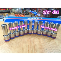 Tuýp Trắng 1/2 inch Dài 77mm Kingtony 8-32mm Model 4230/4235 bán lẻ từng cái