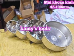 Mũi khoan kính 42mm 45mm 49mm 50mm 55mm 60mm 65mm 70mm 75mm 80mm 85mm 90mm 95mm 100mm