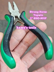 Kìm điện bằng có răng 5 inch 125mm SHO-805P Strong Horse Topwin