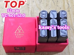 Bộ đóng số xuôi 12mm TOP YC-602-12.0