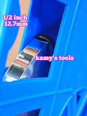 12.7mm dây đai inox 304 1/2 inch dày 0.4mm cuộn 30m đựng trong hộp nhựa chống bung dây kamytools