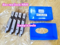 Dao tiện ren ống inox HSS Long Shun 1/2-3/4, 1-2, 2 1/2-3, 2 1/2-4 inch