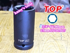 Đầu tuýp 3/4 inch Top 6 cạnh 22mm 24mm 27mm 30mm 32mm 36mm 41mm LU-DTD22 LU-DTD24 LU-DTD27 LU-DTD30 LU-DTD32 LU-DTD36 LU-DTD41