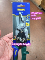 Kéo cắt tôn Irwin 10 inch 250mm mũi cong phải model 10504310N
