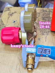 Đồng hồ gas đồng hồ gió đá thân thau Tanaka ZR-86 dùng cho cắt kim loại