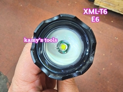 Đèn pin siêu sáng 5 chế độ XML-T6 E6 UltraFire dài 135-156mm