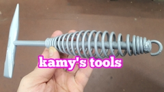 Búa gõ rỉ sét cán sắt có lò xo cao cấp Black Hand Đài Loan