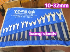 Bộ cờ lê vòng miệng Yofe 14 cây 10mm-32mm
