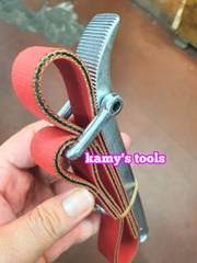 Cảo mở lọc nhớt lọc dầu bằng dây da cờ lê dây da 9 inch 225mm C-mart F0007-09 mở 30-160mm