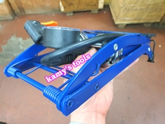 Bơm đạp chân, bơm xe máy, xe đạp 2 ống đường kính 55x120mm C-mart model L0002