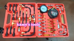 Bộ đồng hồ đo áp suất hệ thống nhiên liệu động cơ bơm xăng 42 chi tiết TU-443, dụng cụ kiểm tra áp suất bơm xăng