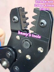 Kìm bấm cos YTH SN-48B tiết diện 0.14-1.5mm2 bấm cos trần 2.8mm 4.8mm 6.3mm dài 190mm
