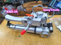 Máy đóng đai siết đai nhựa dùng khí nén pp pet 13-16-19-25mm XQD-25, siết hàn cắt 3 trong 1