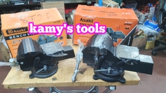 Ê tô bàn nguội xoay Asaki Ak-668 5 inch Ak-669 6 inch chính hãng chữ nỗi đổ khuôn không phải dán tem