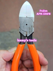 Kìm cắt nhựa kỹ thuật lưỡi bằng thẳng Fujiya APN-185FS dài 185mm