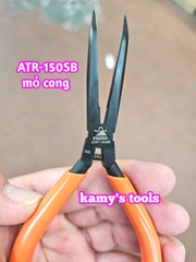 ATR-150SB Kìm mũi nhọn không răng loại cong mini Fujiya dài 150mm