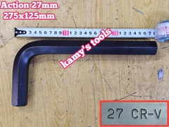 Lục giác đầu bằng thép đen Action 27mm dài 275mm ACHW-2827 KHÔNG LOGO
