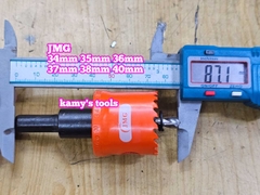 Mũi khoét lỗ kim loại JMG 34mm 35mm 36mm 37mm 38mm 40mm