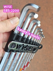 Bộ lục giác bi Wise SBS-2000 1.5-10mm dạng đầu ngắn chính hãng nhật bản