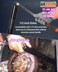 Bộ vam cảo rotuyn lái trong đầu cờ lê 13 chi tiết 29-46mm Wetools WT-85406