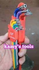 Bộ khóa lục giác bi và bông hoa thị Top 9 cây model LU-9CMAU và LU-9CMAUBM