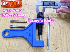 Dụng cụ cắt đột cảo tháo mắt xích sên xe công nghiệp nặng xích máy gặt máy cày 860 Wetools WT-HY-1075