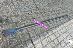 Xà beng trơn thân tròn đầu nhọn đầu dẹp dài khoảng 1.5m-1.6m