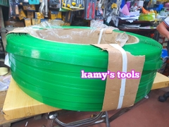 Dây đai nhựa PET bản 16mm 19mm độ dày 0.8mm chuyên sử dụng đóng đai kiện hàng hóa nặng kamytools