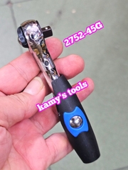 2752-45G Cần siết tự động lắc léo 1/4 inch Kingtony dài 114mm xoay 90 độ