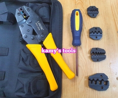 Bộ kìm bấm cos 5 đầu thay đổi đa năng WXK-30JN Lekon chính hãng