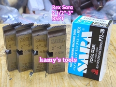 Dao tiện ren ống sắt tráng kẽm Rex hiệu Sara 2 1/2-3 inch ren ống 76-90mm hệ ren thông dụng BSPT