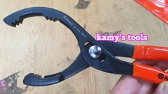 Kìm mở lọc nhớt Asaki AK-1058 dài 300mm mở 63-116mm