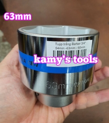 Đầu tuýp khẩu Barker 3/4 inch lục giác 6 cạnh bông 12 cạnh 54mm 55mm 60mm 63mm 65mm