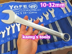 Bộ cờ lê vòng miệng Yofe 14 cây 10mm-32mm